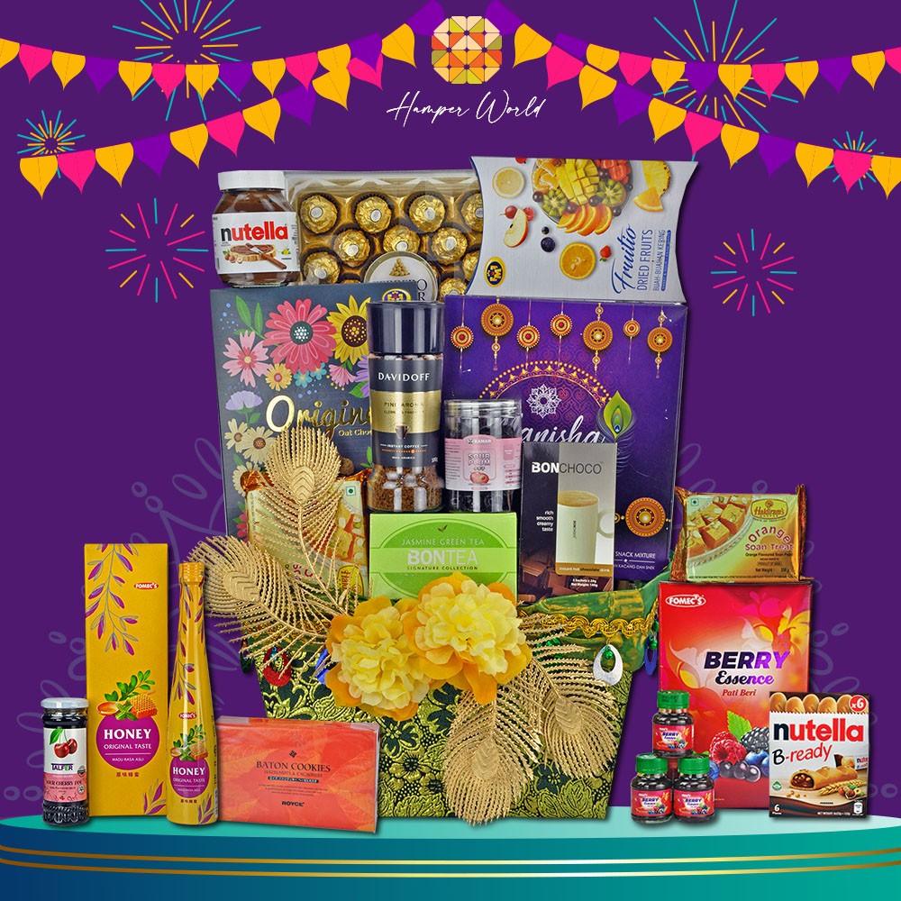 Hamper World Deepavali Basket Hamper Vegetarian