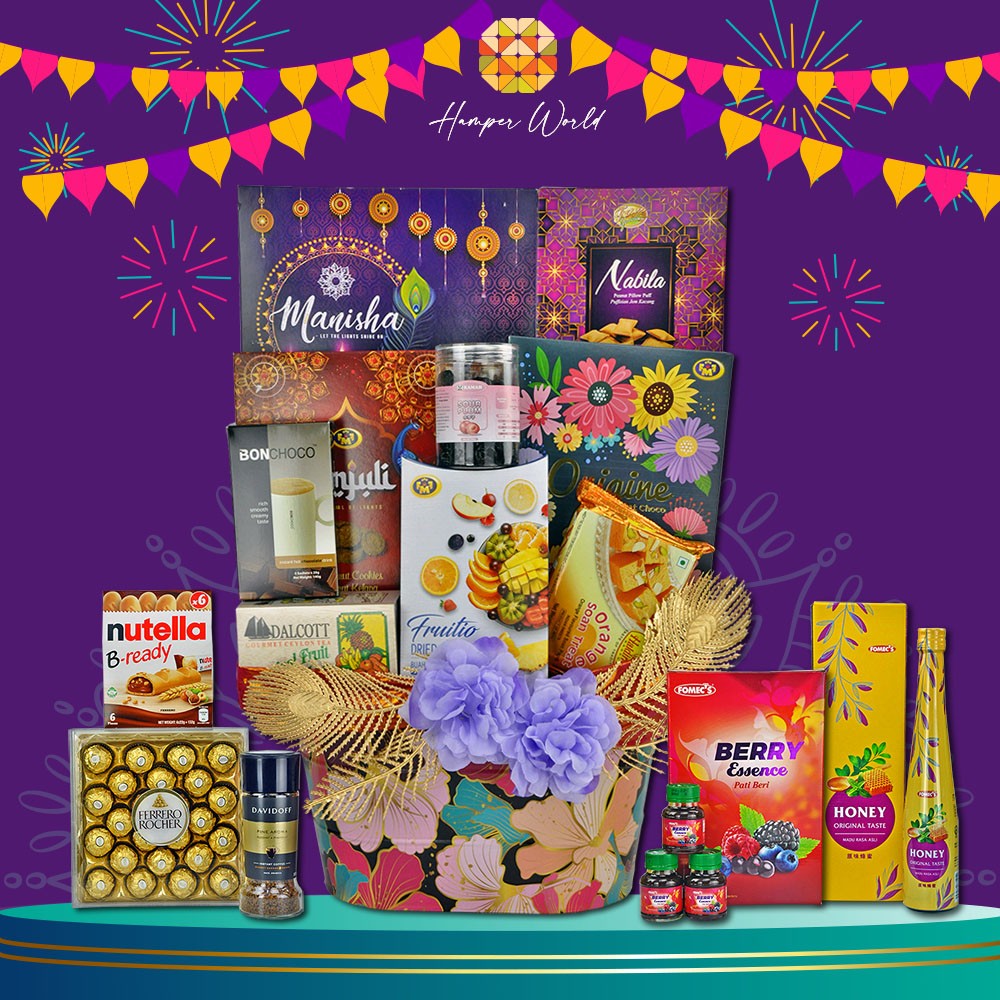 Hamper World Deepavali Basket Hamper Vegetarian