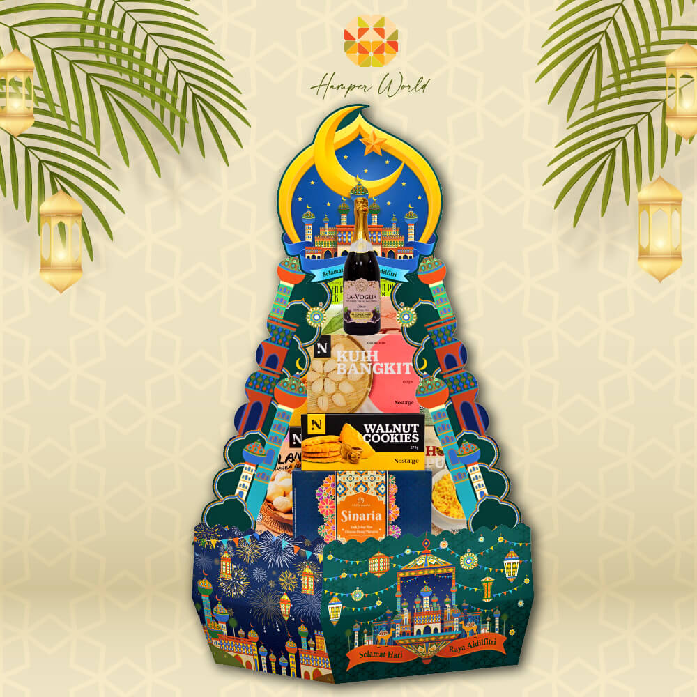 Hamper World Raya Pyramid Hamper