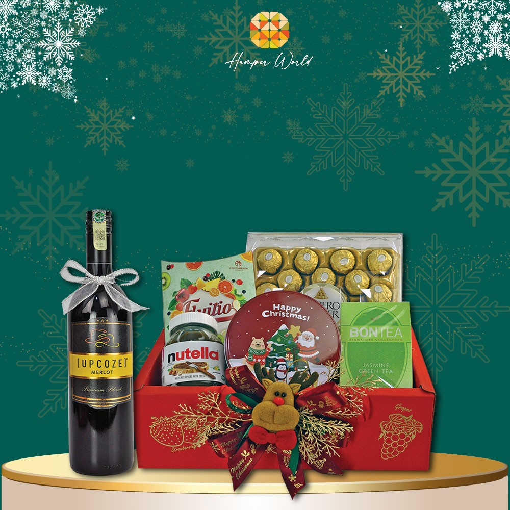 Hamper World Christmas Wine & Chocolate